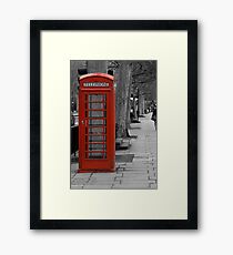 London red Framed Print