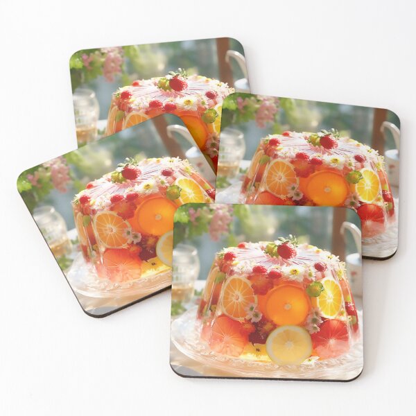 Item preview, Floral fruit aspic solarium designed and sold by WallWhimsyWorks.