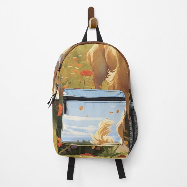 Item preview, Meet 'Blossom': Golden Retriever's Heartwarming Stroll Through a Field of Flowers designed and sold by Christian Weiss.