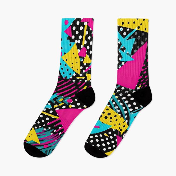 Item preview, Funky 80s and 90s Nostalgia Pop Pattern designed and sold by AeonAcademy.