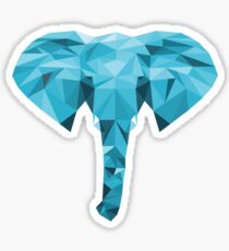 Polygon Elephant Sticker