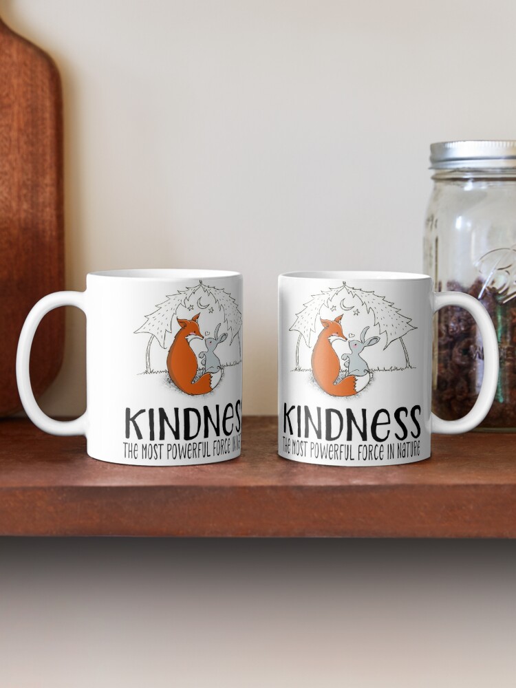 Cute Fox & Bunny - Kindness the most power force in nature