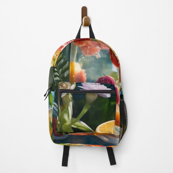 Item preview, Floral fruit aspic solarium designed and sold by WallWhimsyWorks.