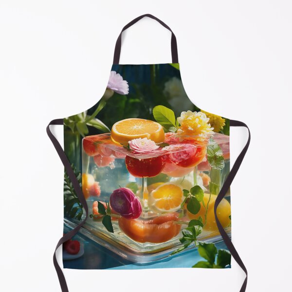 Item preview, Floral fruit aspic solarium designed and sold by WallWhimsyWorks.