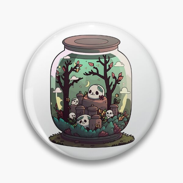 Artikelvorschau, Halloween-Friedhof in einem Glas entworfen und verkauft von Inky-Spiration.