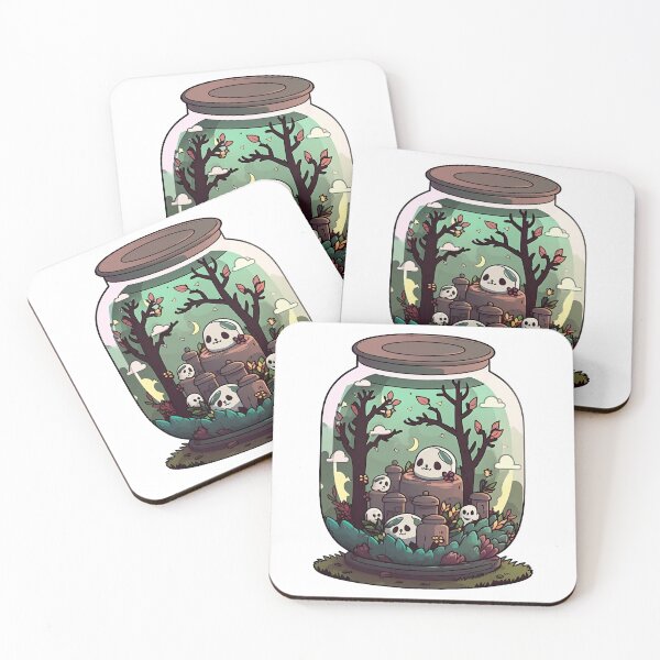 Item preview, Halloween Graveyard in a jar designed and sold by Inky-Spiration.