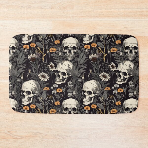 Item preview, Gothic Dreams: Faded Skulls and Haunting Wildflowers designed and sold by trendyzcom.