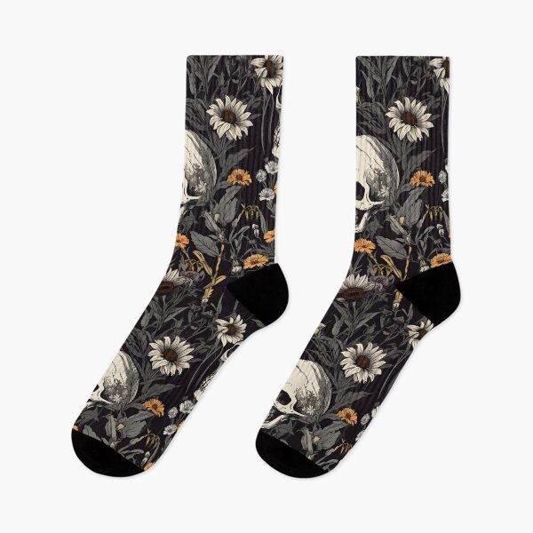 Item preview, Gothic Dreams: Faded Skulls and Haunting Wildflowers designed and sold by trendyzcom.