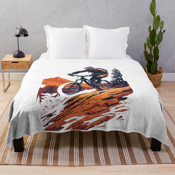 Item preview, Dynamic Mountain Bike T-Shirt Design - Downhill Adventure designed and sold by DanyelShirt.