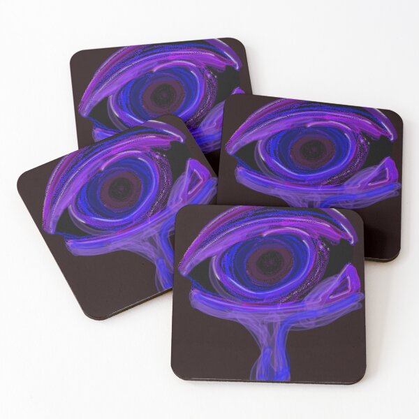 Item preview, fluorescent eye designed and sold by salodelyma.