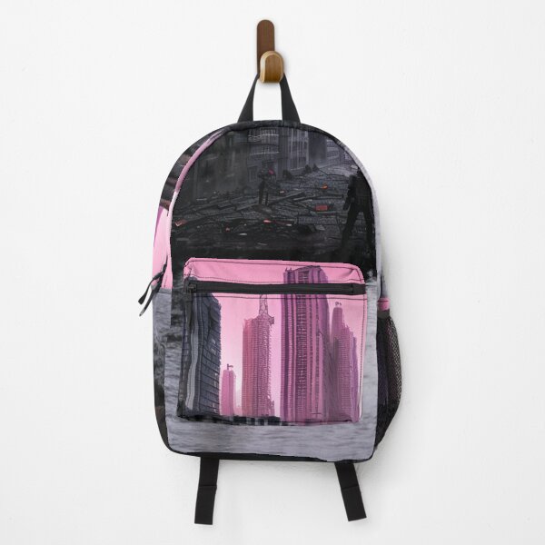 Item preview, Postapocalyptic Dystopian City Pink designed and sold by SassyArtistry.