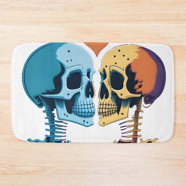 Item preview, Skeleton Love Skull designed and sold by BearsAndSkulls.
