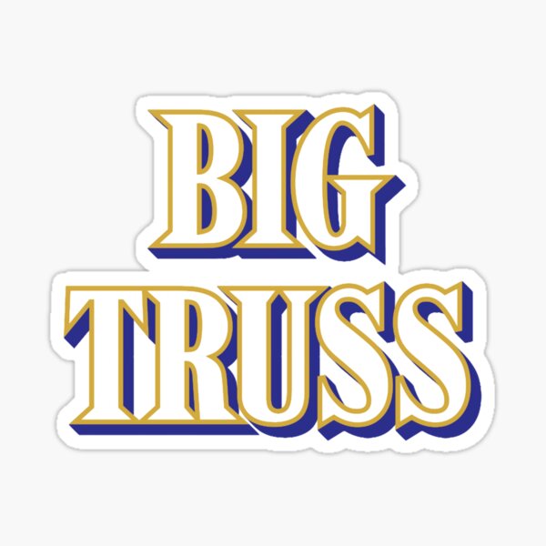 Lamar Jackson - Big Truss Sticker for Sale by Ethan Chalon