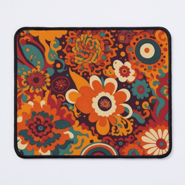 Item preview, Flower Power Colourful Flower Pattern designed and sold by druidwolfart.