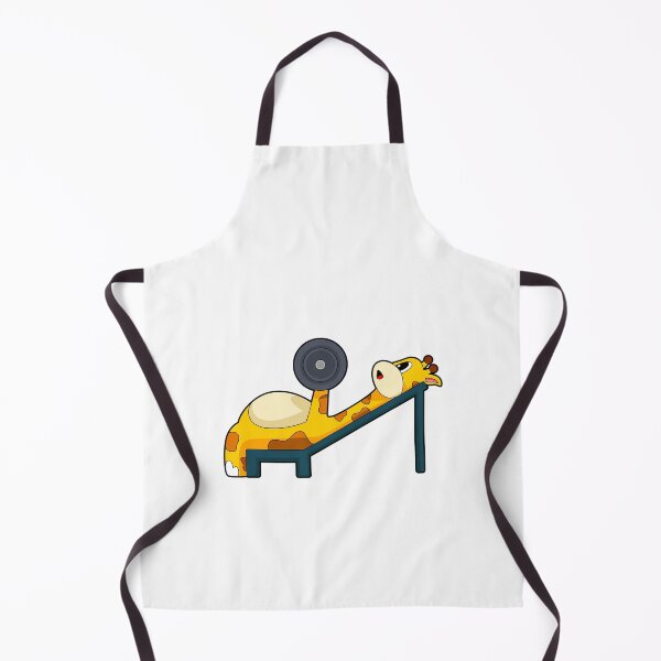 Item preview, Giraffe Bodybuilder Barbell Bodybuilding designed and sold by Snabdesign84.