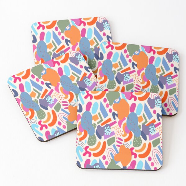 Item preview, Abstract Art Lover nr 2 Psychedelic  Graphic design 3, Abstraction, bold colorful abstract playful design inspired by nature designed and sold by Adri Barnard.