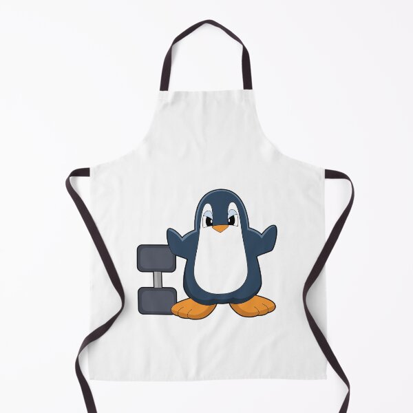 Item preview, Penguin Bodybuilder Dumbbell Bodybuilding designed and sold by Snabdesign84.