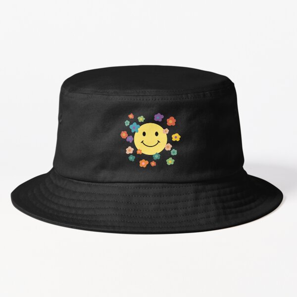 Aperçu de l'œuvre smiley avec des fleurs créée et vendue par liatim.
