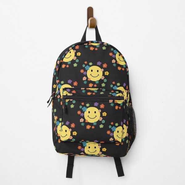 Item preview, smiley face with flowers designed and sold by liatim.