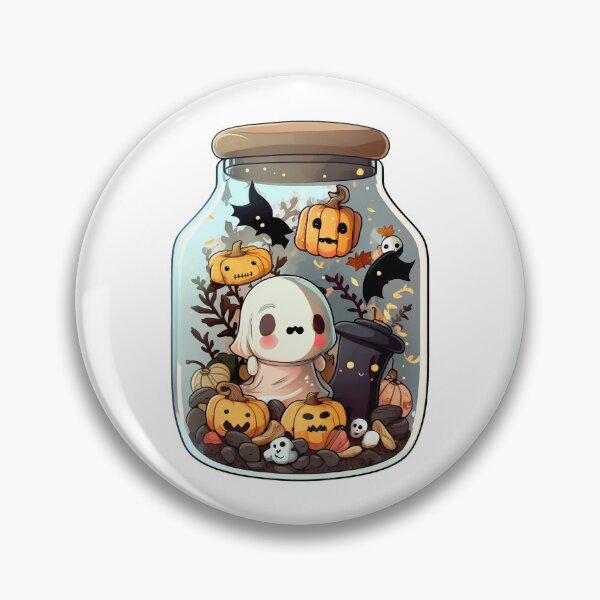 Artikelvorschau, Halloween-Szene in einem Glas entworfen und verkauft von Inky-Spiration.