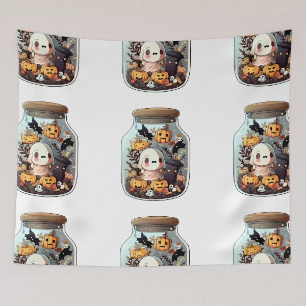 Item preview, Halloween scene in a jar designed and sold by Inky-Spiration.