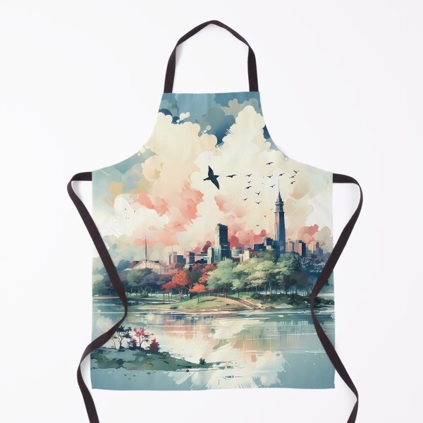Item preview, Cityscape With Birds In The Sky designed and sold by alacaz.