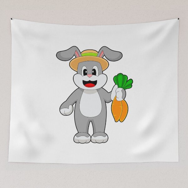 Item preview, Rabbit Farmer Carrot Vegetables designed and sold by Snabdesign84.