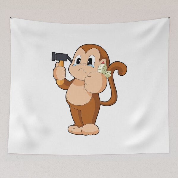 Item preview, Monkey Craftsman Hammer Craft designed and sold by Snabdesign84.