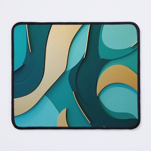 Item preview, A green and gold wall with swirls designed and sold by WallWhimsyWorks.