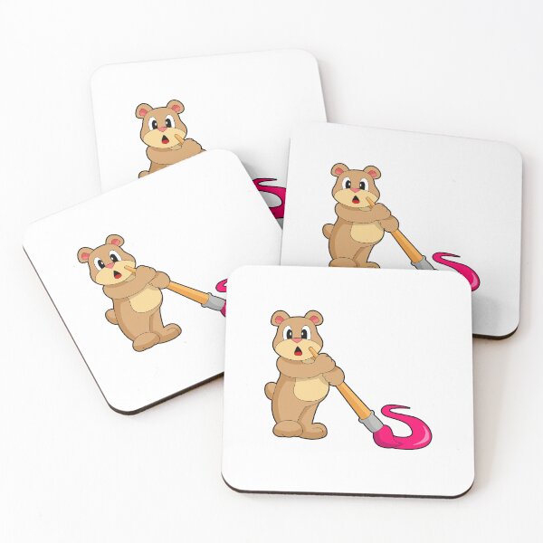 Item preview, Bear Painting Paint brush designed and sold by Snabdesign84.