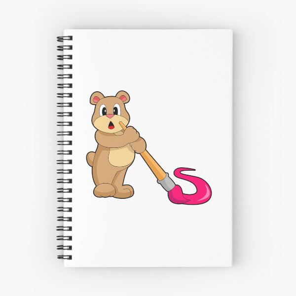 Item preview, Bear Painter Paintbrush Painting designed and sold by Snabdesign84.