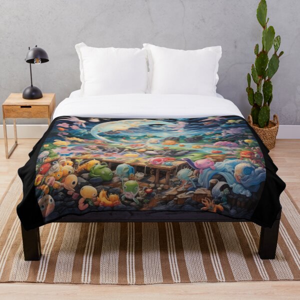 Item preview, Colorful Fairy Tale Creatures and Toys - Design for Children's Bedding and Apparel designed and sold by AIPICCRAFT.