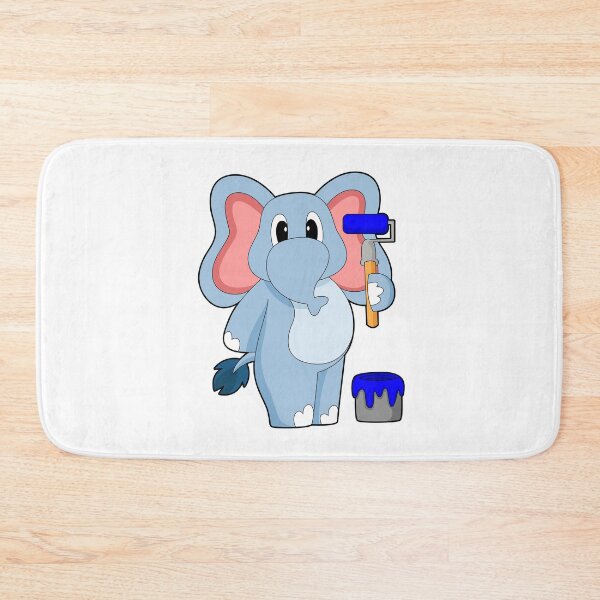 Item preview, Elephant Painting Paint brush Paint bucket designed and sold by Snabdesign84.