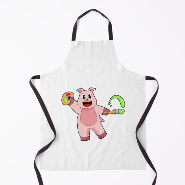 Item preview, Pig Painting Paint brush Color designed and sold by Snabdesign84.