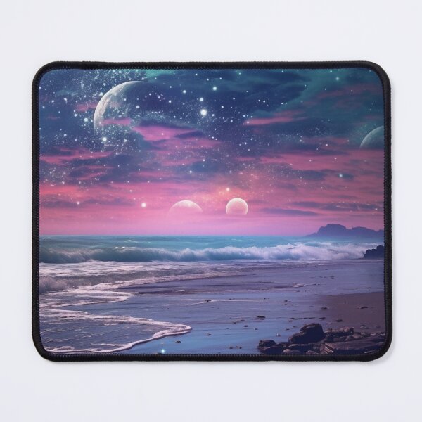 Item preview, Cosmic Shores - Twilight Beach Fantasy designed and sold by OdysseyArtworks.