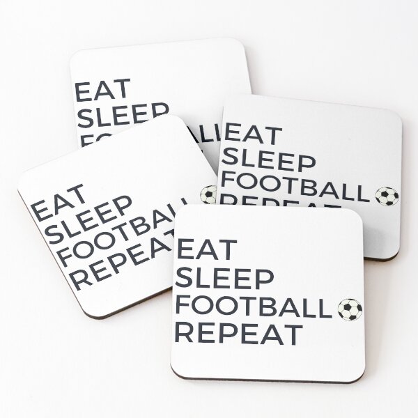 Item preview, eat, sleep, football, repeat designed and sold by Print Alpha.