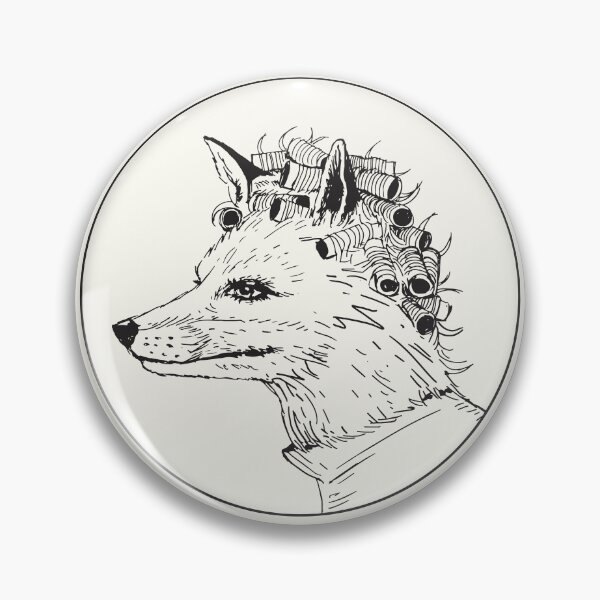 Item preview, Foxy in curlers designed and sold by chknman.