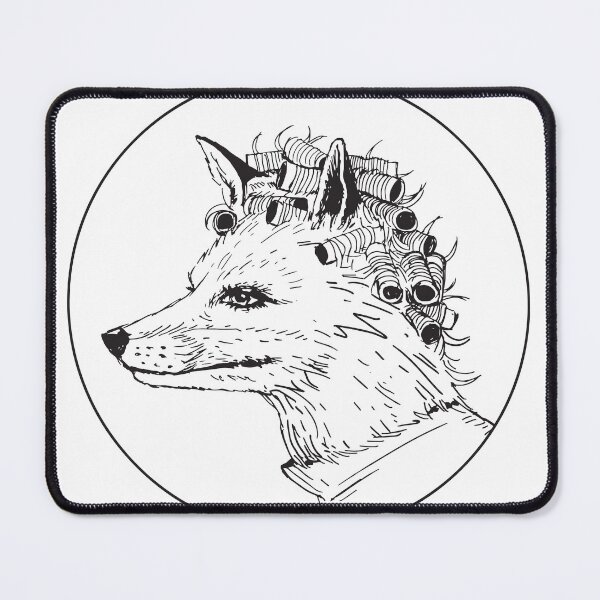Item preview, Foxy in curlers designed and sold by chknman.