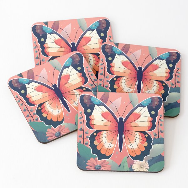 Item preview, A colorful butterfly is stunning and vibrant designed and sold by WallWhimsyWorks.