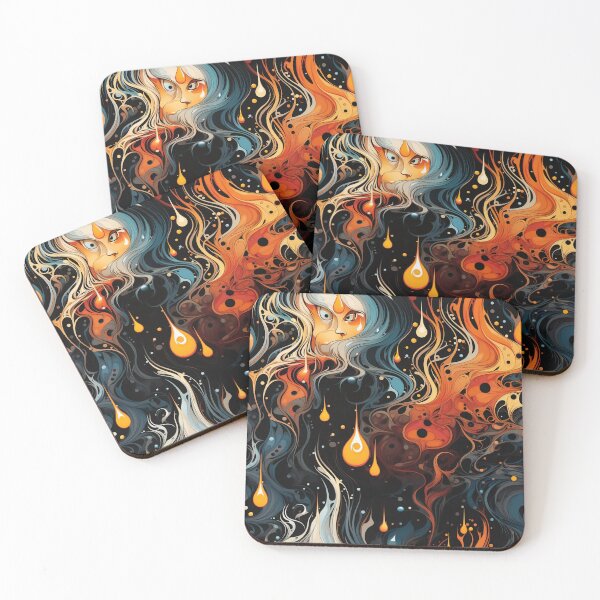 Item preview, Sticker A super Hauntingly Beautiful abstract designed and sold by wannapong.