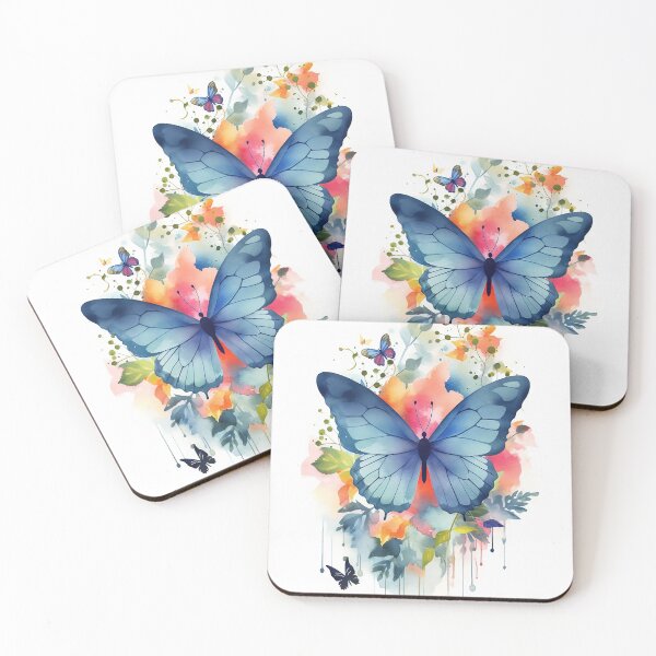 Item preview, A colorful butterfly is stunning and vibrant designed and sold by WallWhimsyWorks.