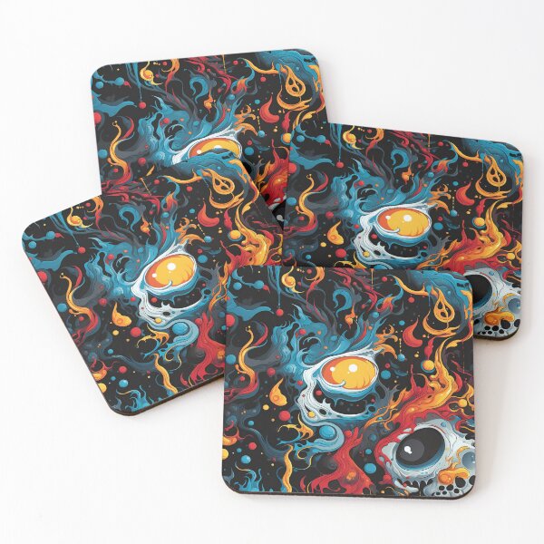 Item preview, Sticker A super Hauntingly Beautiful abstract designed and sold by wannapong.