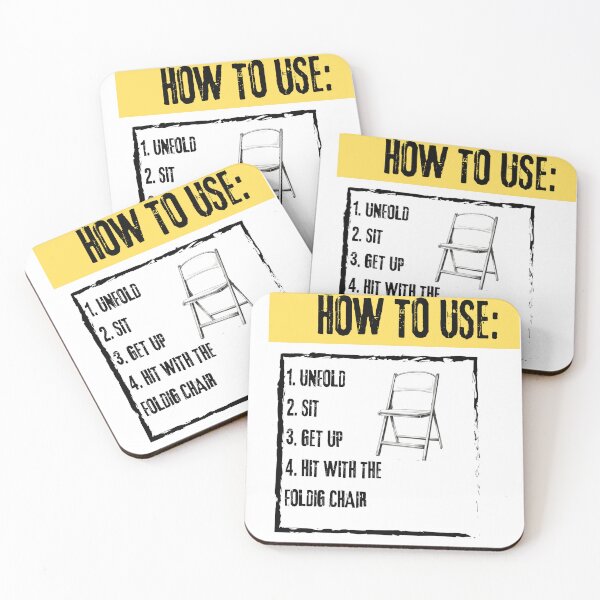Item preview, how to use folding chair funny designed and sold by artbyveresca.