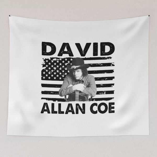 Item preview, Retro American Flag Allan Coe Music Gift Essential designed and sold by ShopArtBrais.