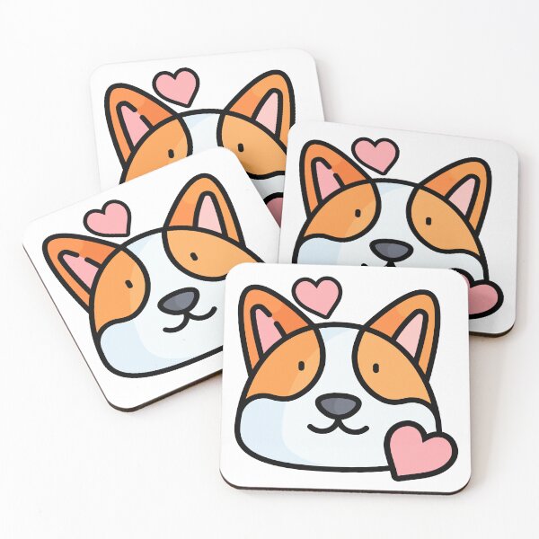 Item preview, Corgi Love Kawaii designed and sold by Khihi.