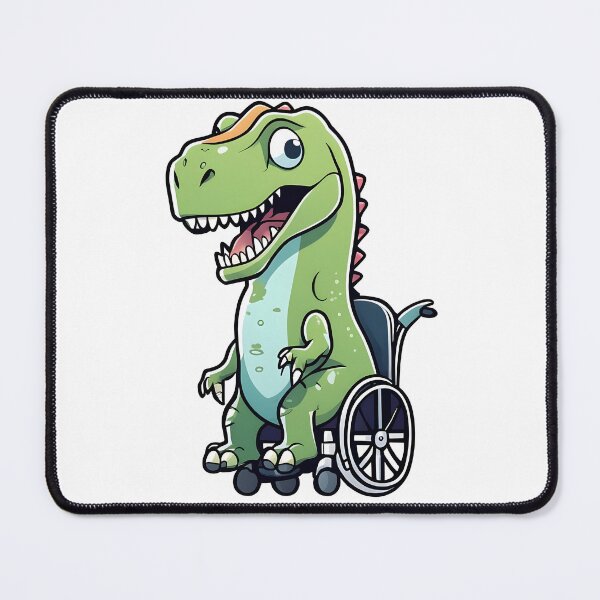 Item preview, T-rex on wheelchair designed and sold by sabily.