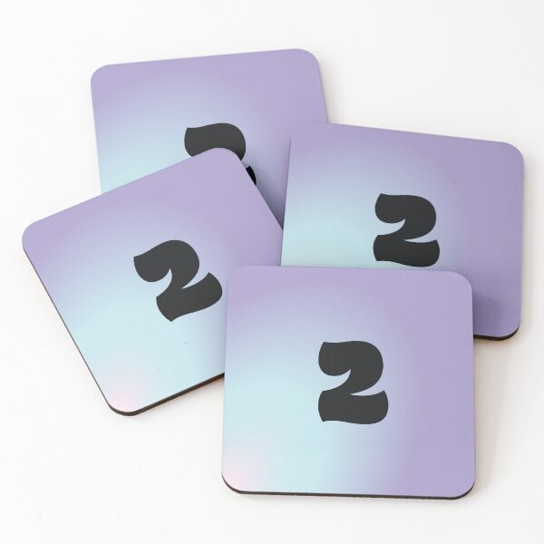 Item preview, 2nd birthday Purple Elegance: No. 2 on Gradient designed and sold by Art-shia.