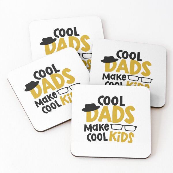 Item preview, Cool Dads make cool kids Dad quotes designed and sold by Mani Bindu Vadapalli.