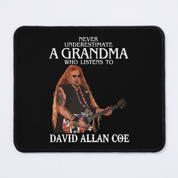 Item preview, Vintage Never Underestimate A Woman Who Listens to Allan Coe Essential designed and sold by ShopArtBrais.