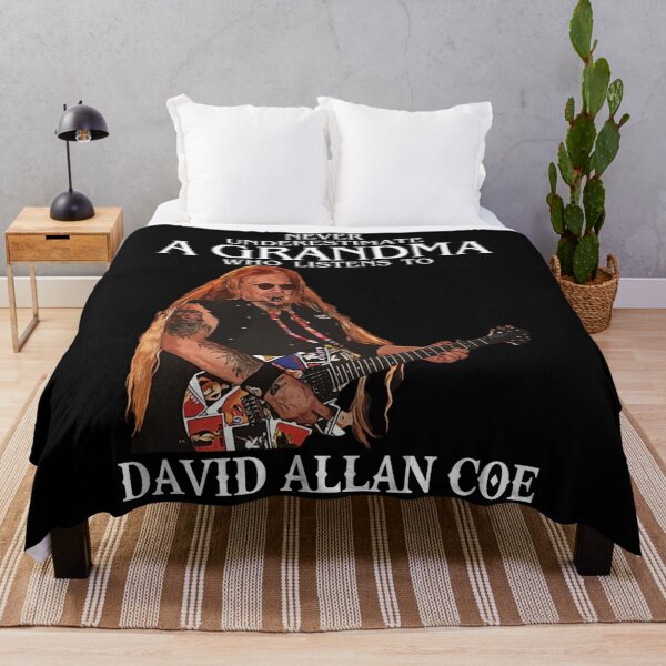 Item preview, Vintage Never Underestimate A Woman Who Listens to Allan Coe Essential designed and sold by ShopArtBrais.
